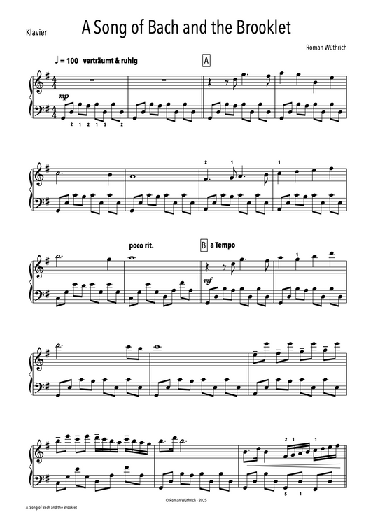 A Song of Bach and the Brooklet