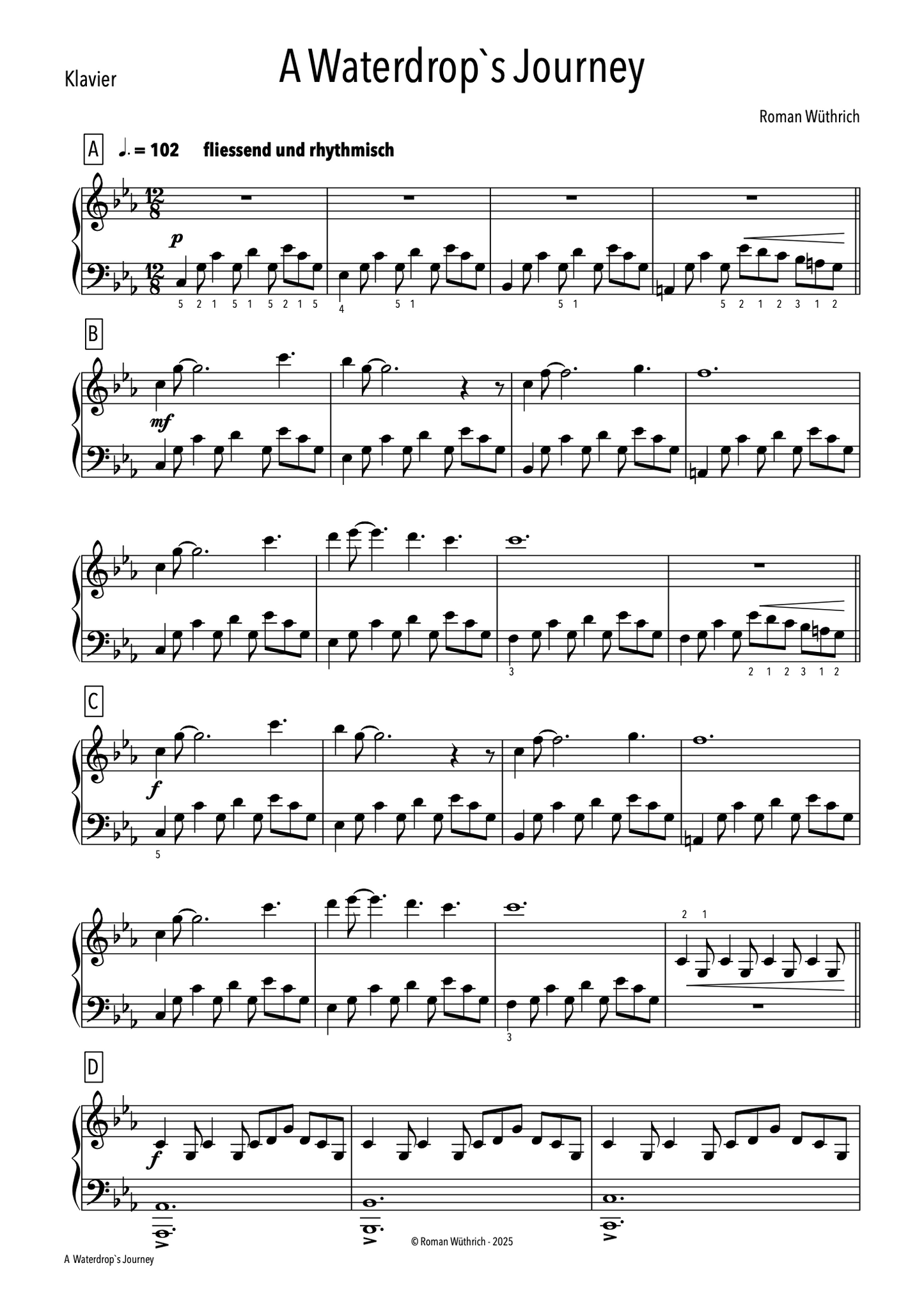 A Waterdrop`s Journey